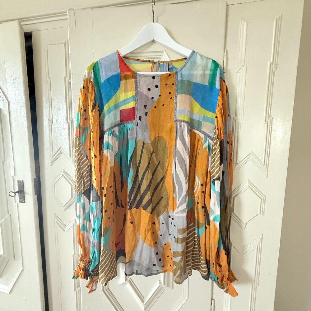 Anthropologie Miranda Peasant Blouse by Bl-nk London